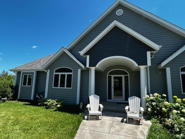 Cedar siding coating/painting and repairs.